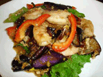 .PAD EGGPLANT PRAWN